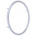 24 Inch Omobic Classic Handrim Silver, Aluminium 6 Tab Mount